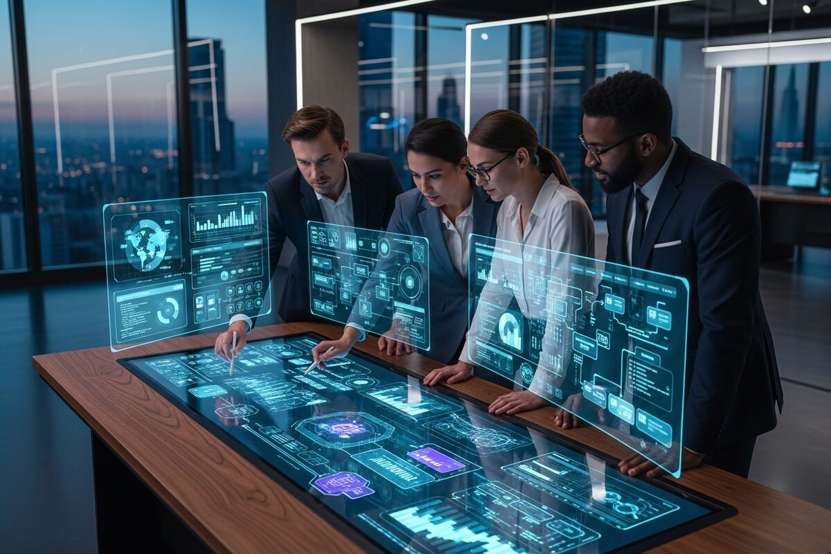 Team using AI automation tools to streamline workflows