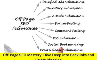 Off-Page SEO Mastery: Dive Deep into Backlinks and Guest Blogging